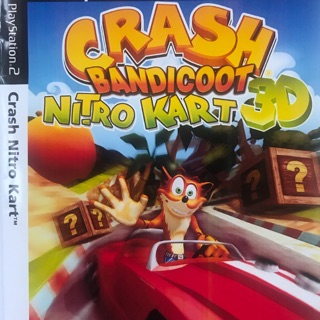 แผ่นเกมส์ PS2 Crash Nitro Kart