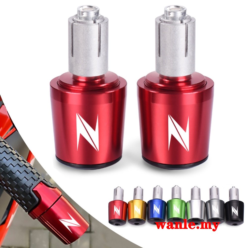 WLMOTO 7/8 & Quot;22 มม.รถจักรยานยนต์Handlebar EndsPlug Slider Handlebar End Gripsสําหรับ KAWASAKI Z