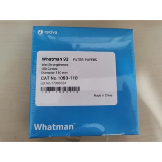 กระดาษกรอง Whatman เบอร์ 93เส้นผ่าศูนย์กลาง110mm.