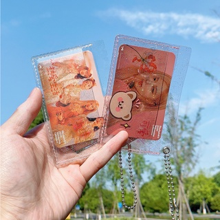 Card holder กระเป๋าใส่บัตร ใส่การ์ด PVC กลิตเตอร์