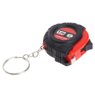 yoodada Mini Tape Measure With Key Chain Plastic Portable 1m Retractable Ruler cm/Inch