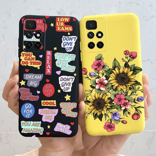 เคสโทรศัพท์ซิลิโคนลายการ์ตูนดอกไม้สําหรับ Redmi 10 Note 10Pro Xiaomi Poco X3 Gt X3Pro X3Nfc M3 Redmi 9T Note 8 Pro Note 7 Note 9 Pro Note9S