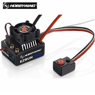 Hobbywing MAX10 60A ESC BEC 2-3S Lipo Brushless ESC กันน้ํา สําหรับรถบังคับ 1/10