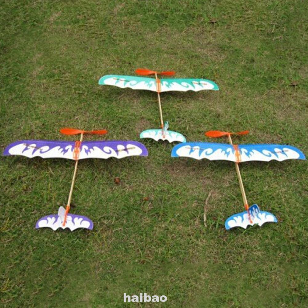 Minkissy 6pcs DIY Glider Airplane For Handmade Rubber Band