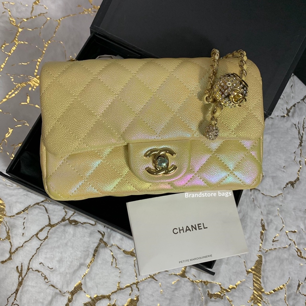 กระเป๋า chanel สะพายข้างสีพาสเทล