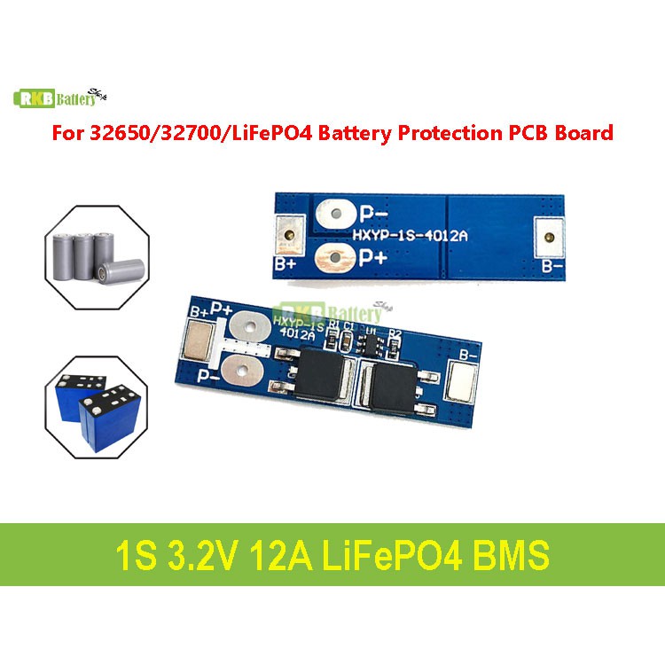 [พร้อมส่ง] 1S 32650/32700 3.2v 12A for LiFePO4 Lithium phosphate Battery Protection Board BMS