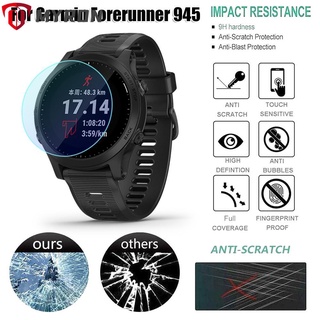 myron 9 h ฟิล์มกระจกนิรภัยกันรอยสําหรับ garmin forerunner 945