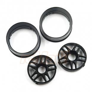 BM RACING  Offset Changeable Wheel Black. BMRX026-2B