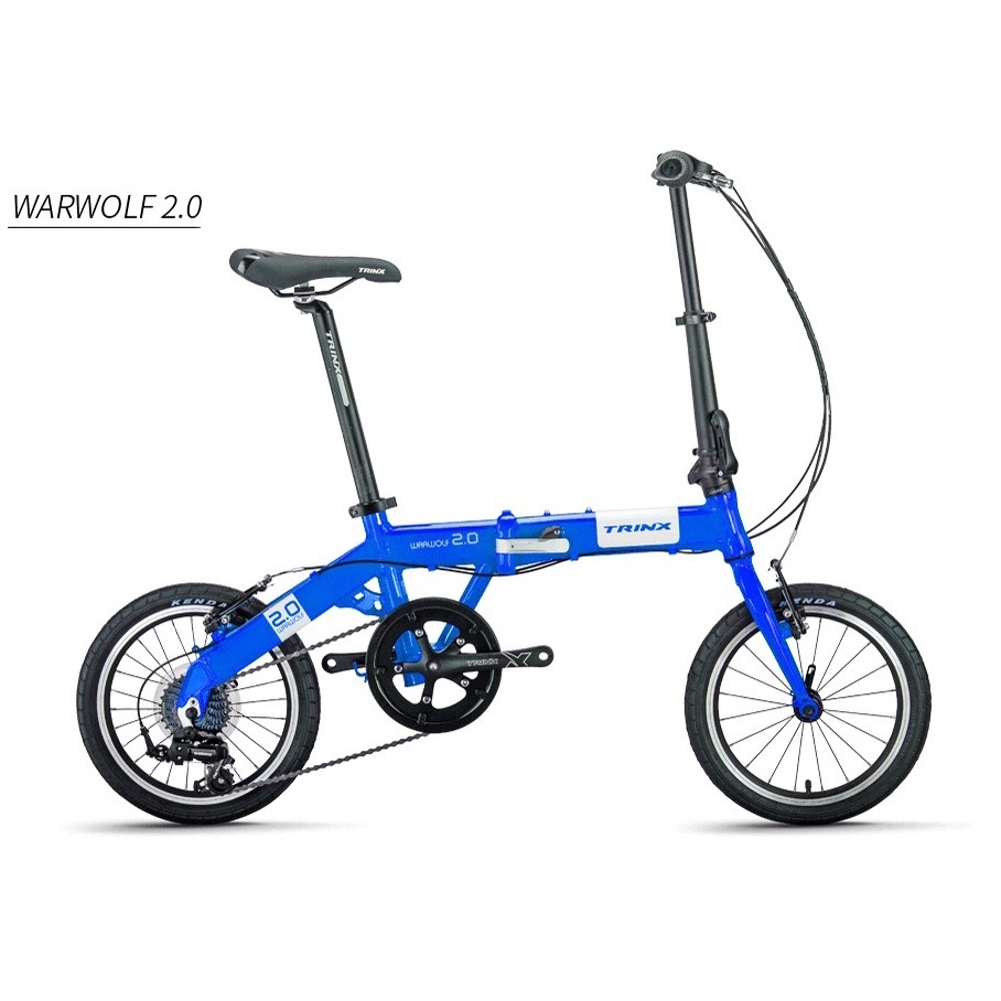 จักรยานพับได้ TRINX Warwolf2.0 เฟรมอลูมิเนียม เกียร์.Shimano 7 speed ล้อ16นิ้ว