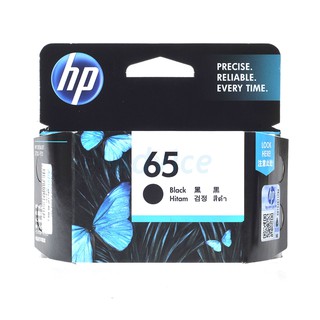 ตลับหมึก hp 65 bk For HP : 2220 / 2255 / 2621 / 2622 / 2623 / 2655 / 3720 / 3755 / 3758 / ENVY 5055 / AMP 100