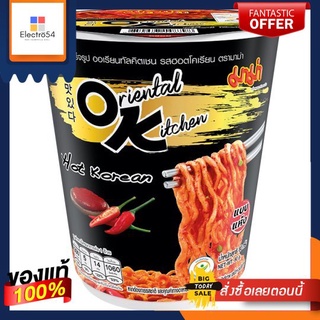 S_มาม่าคัพออเรียนทัลรสฮอตโคเรียน 80กMAMA OK CUP HOT KOREAN 80G.