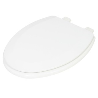 ฝารองนั่ง ฝารองนั่งพลาสติก BM-1500AR-1 สีขาว อะไหล่ห้องน้ำ ห้องน้ำ PLASTIC TOILET SEAT BM-1500AR-1 WHITE