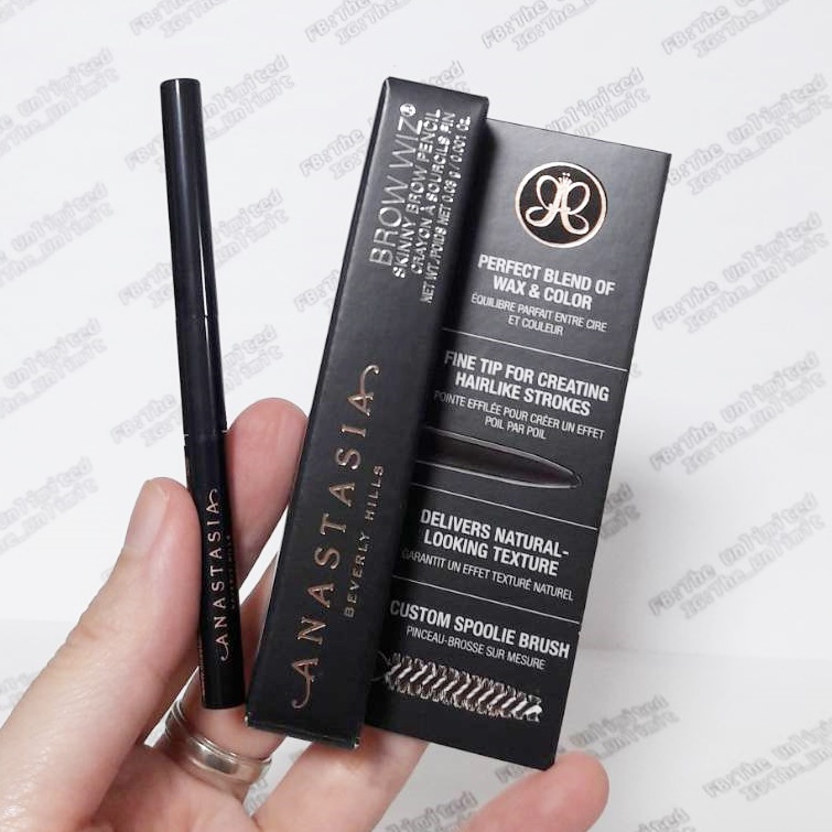 Anastasia Bevery Hills Brow Wiz Skinny Brow Pencil ขนาด 0.03g (1 ใน 3 ของไซซ์จริง) สี Dark Brown/ Soft Brown
