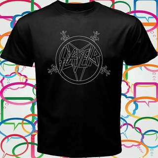 เสื้อยืด พิมพ์ลาย Slayer Pentagram Heavy Metal Band สําหรับผู้ชาย 341097