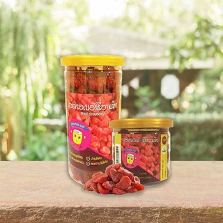 สตรอเบอร์รี่ อบแห้ง กระป๋องซีล (ปริมาณ 500 กรัม) Dried Strawberry สตรอเบอรี่อบแห้ง