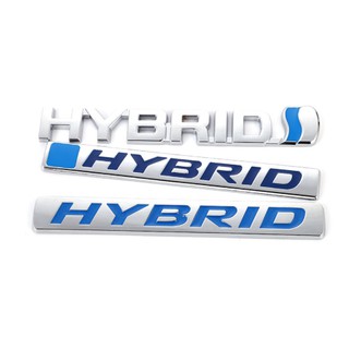 โลโก้ เพจ ไฮบริด แต่ง ฮอนด้า โตโยต้า ฮอนด้า  HYBRID Car Sticker Emblem Badge for Hybrid Logo honda toyota jazz accord fi