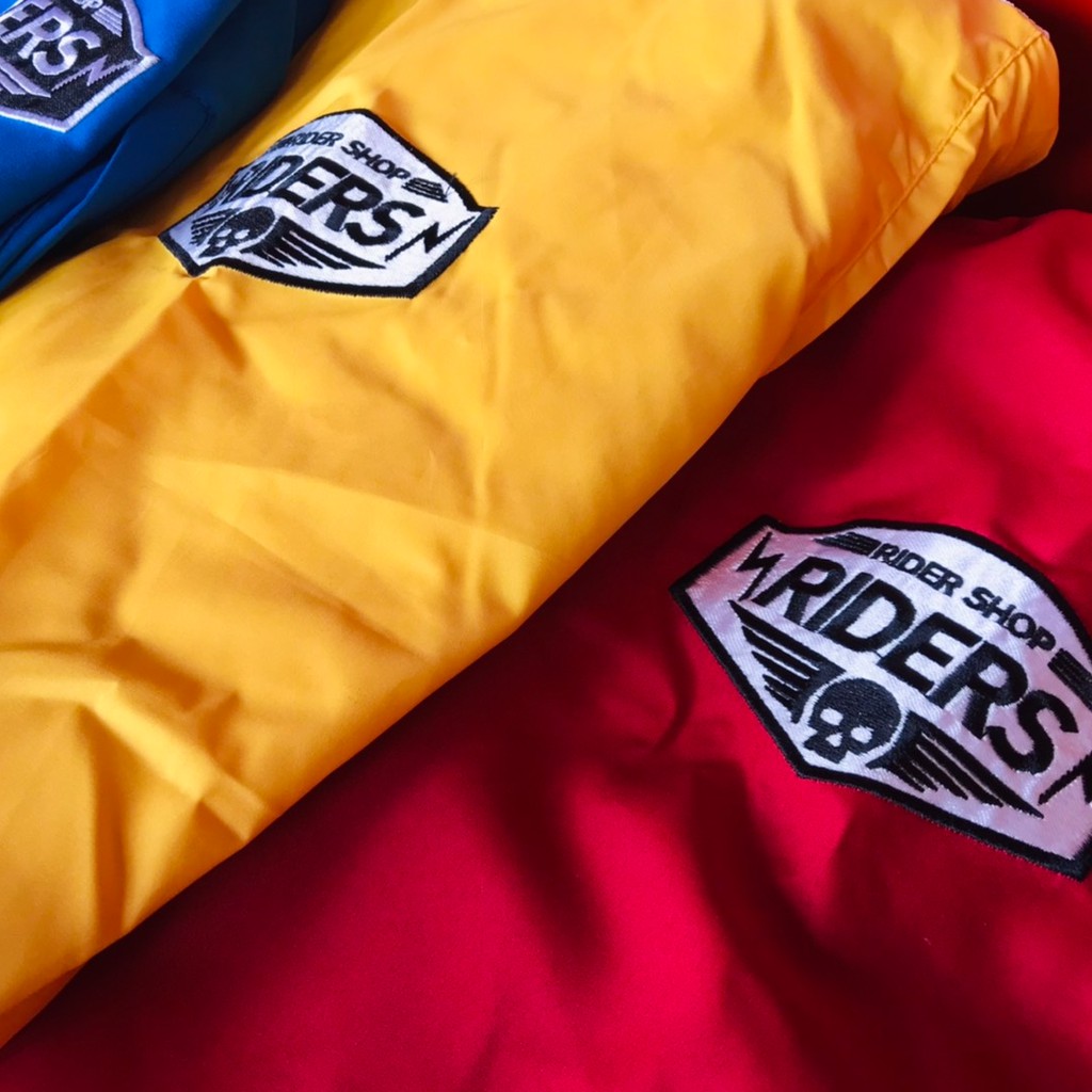 เสื้อแจ็คเก็จRidersใส่สบายระบายความร้อนเนื้อผ้าโพลิ100%ใส่ได้ทุกโอกาสเท่ๆสวยๆ
