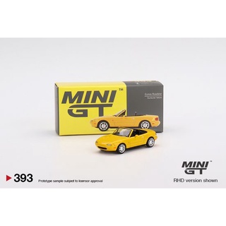 MiniGT No. 393-R Eunos Roadster Sunburst Yellow Mazda Matia (RHD)