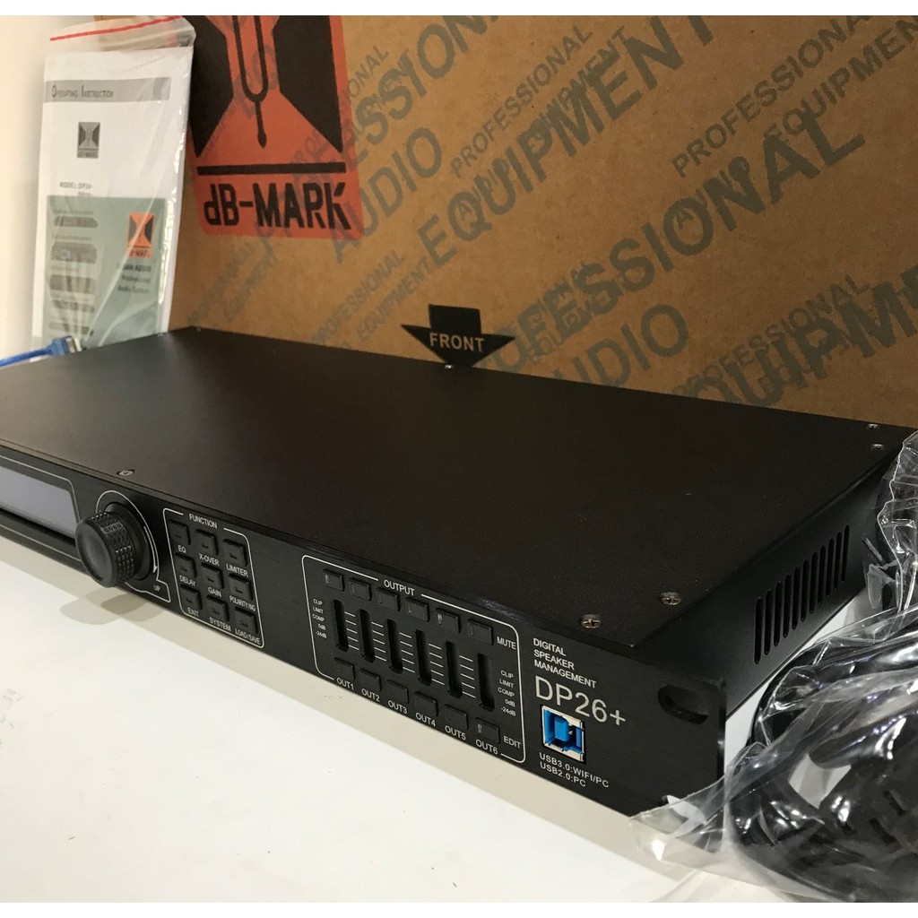 ไดเวอร์แร็คดิจิตอลสปีกเกอร์ dB-MARK DP26+ ทำพีเซ็ตพร้อมไปใช้งานได้เลย รับประกันสินค้า1ปี ของแท้ 100%