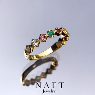 Naft Jewelry 9 Lucky Gems Ring แหวนนพเก้า