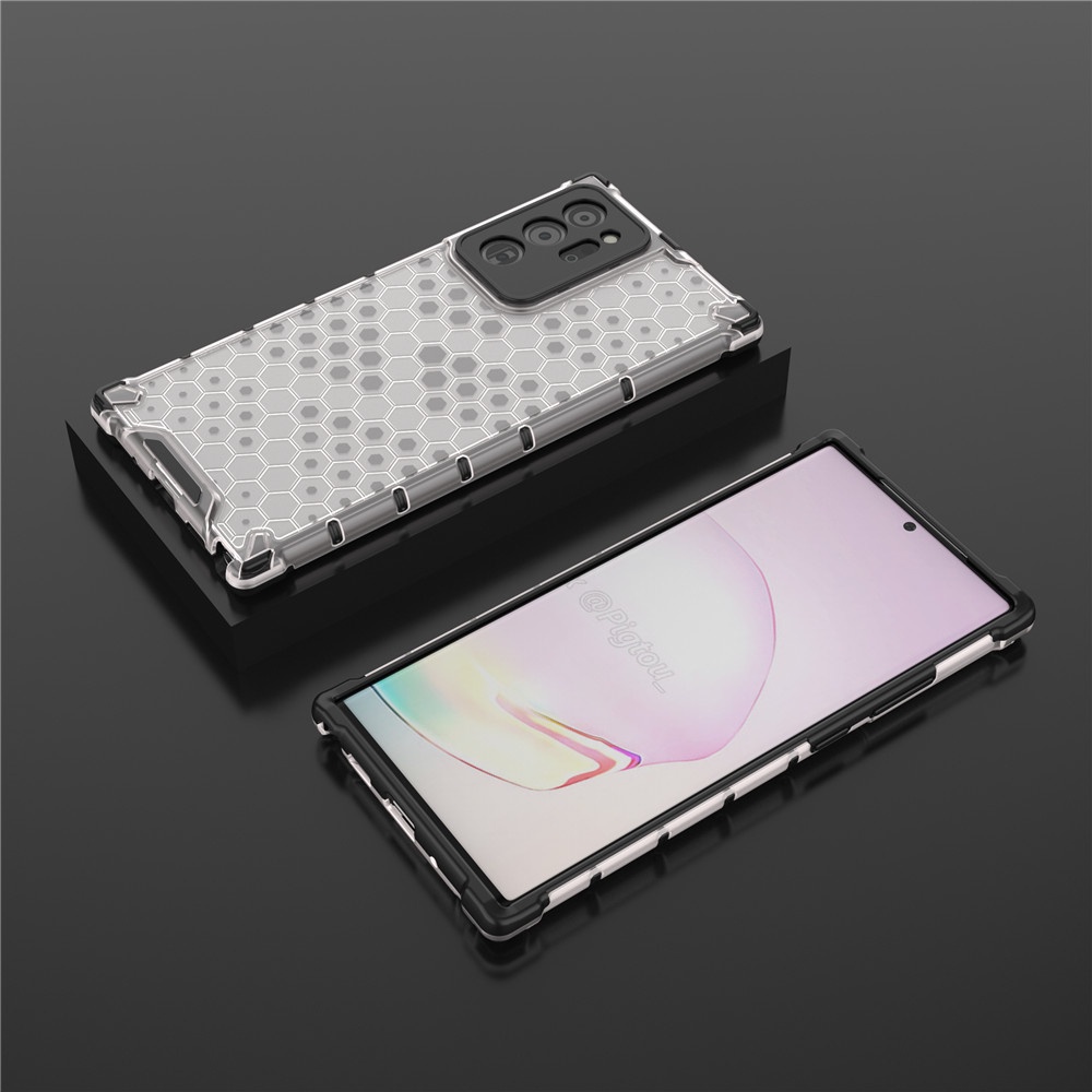เคสกันกระแทก For Samsung Galaxy Honeycomb Hybrid เคสใสใช้สำหรับ Note 20 Ultra S21 Fe 5G 10 Plus Lite