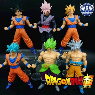 โมเดล Dragonball ดราก้อนบอล Set - A ชุด Goku Black จำนวน 6 ตัว ขนาดใหญ่พิเศษ💥 ตัวใหญ่มาก 16-20 Cm ราคาถูก พร้อมส่งทันที