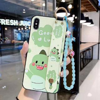 Wristband dinosaur Huawei P30 lite P20 Pro Mate10 Mate20 คสมือถือ Cartoon Soft TPU Case เคสป้องกัน