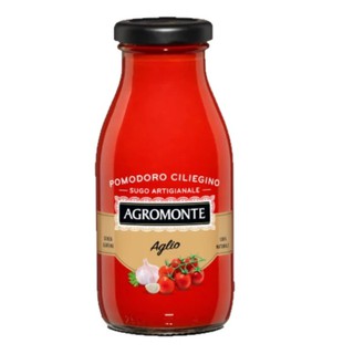 AGROMONTE - SAUCE GARLIC CHERRY TOMATO 260G พาสต้าซอสมะเขือเทศเชอร์รี่พร้อมกระเทียม