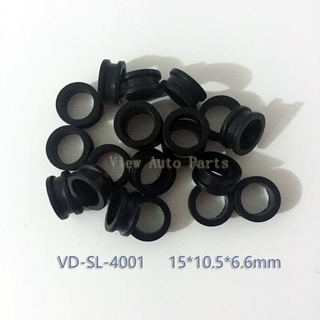 Free Shipping 100pcs Fit for Mitsubishi Mazda Fuel Injector Rubber Seals Fuel Injector Repair Kit 15*10.5*6.6mm VD-SL-40