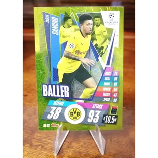 Match Attax UEFA 2020/21 &gt; JADON SANCHO (BALLER)