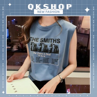 QKshop เสื้อยืดแขนกุดสุดสวยใส่สบาย🌟ไม่เหมือนใครลายมินิมอลมากน่ารักมาก🙈ของดีๆต้องมีติดตู้ไว้แล้วนะ💥