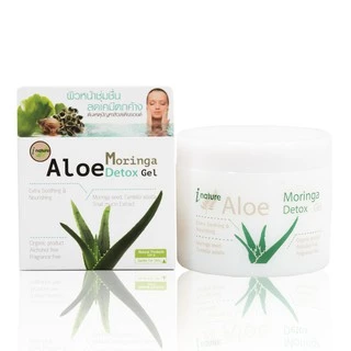 i nature Aloe Moringa Detox Moiss Gel100 g เจลมาร์คดีท็อกซ์อโลเวร่ามอริงก้า