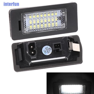 (Interfun) หลอดไฟ Led สําหรับป้ายทะเบียนรถยนต์ E39 M5 E70 X5