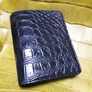 crocodile lady wallet craft.กระเป๋าสตางค์หนังจระเข้แท้