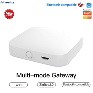 Tuya Multi-Mode Smart GATEWAY ZigBee 3.0ฮับตาข่ายที่รองรับบลูทูธทำงานร่วมกับ Tuya Smart APP การควบคุมด้วยเสียงผ่าน Alexa Google หน้าแรก