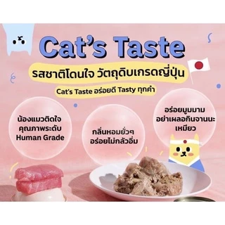 Cat’s Taste Premium Healthy Pouch ❤️🐱 แคท เทส อาหารเปียกพรเมี่ยมสูตรเฮลตี้ สำหรับแมวบรรจุ 70g