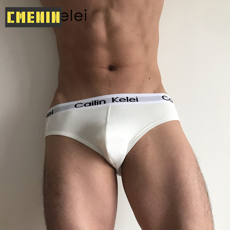 CMENIN ยี่ห้อ 1 ชิ้น Modal Letter ต่ําเอวชุดชั้นในชาย Jockstrap U นูนกางเกง Mens กางเกงกระเป๋า CK150