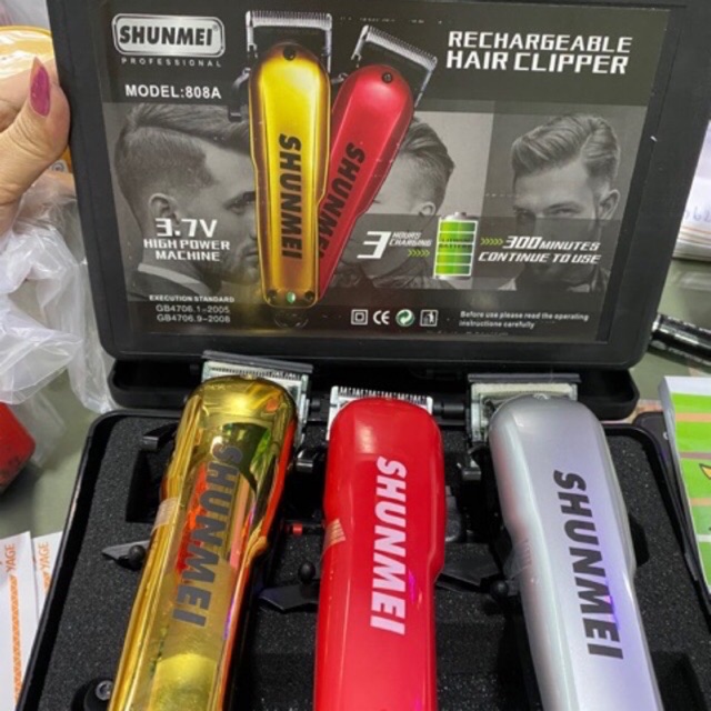 ปัตตาเลี่ยนไร้สาย 808A ระบบชาร์จ