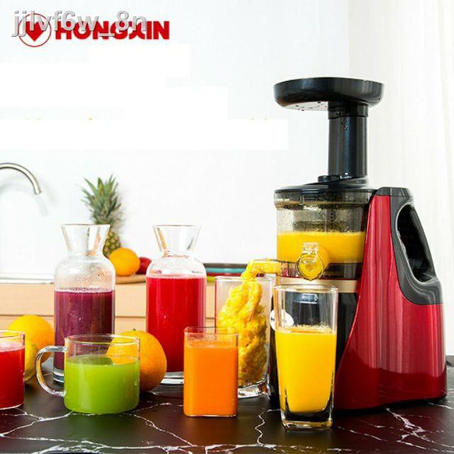 ◇เครื่องคั้นน้ำผักผลไม้แยกกากแบบรอบต่ำ hongxin juicer good quality-flashsale