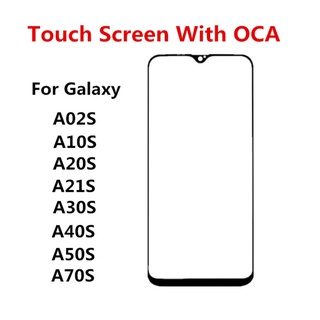 อะไหล่หน้าจอสัมผัส LCD และ OCA สําหรับ Samsung Galaxy A02S A10S A20S A21S A30S A40S A50S A70S