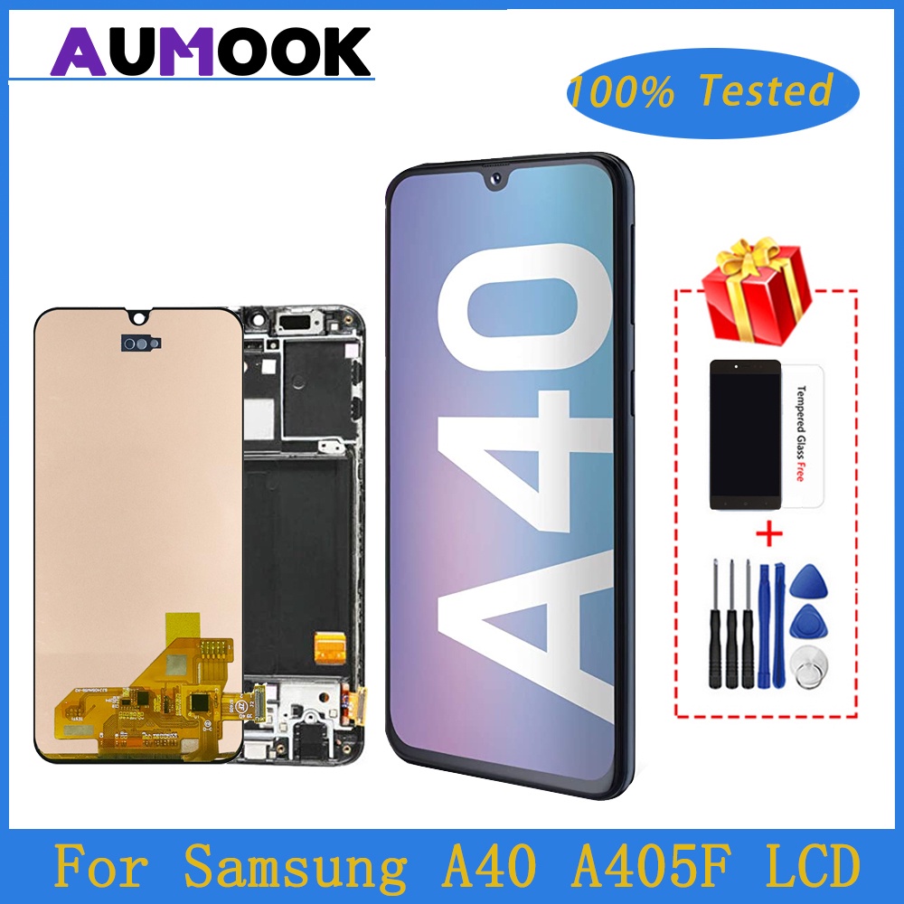 Original Display For Samsung Galaxy A40 A405F LCD Touch Screen Digitizer Replacement For Samsung A40