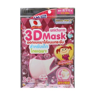 ‼️New‼️Unicharm 3DMask สำหรับเด็กผู้หญิง