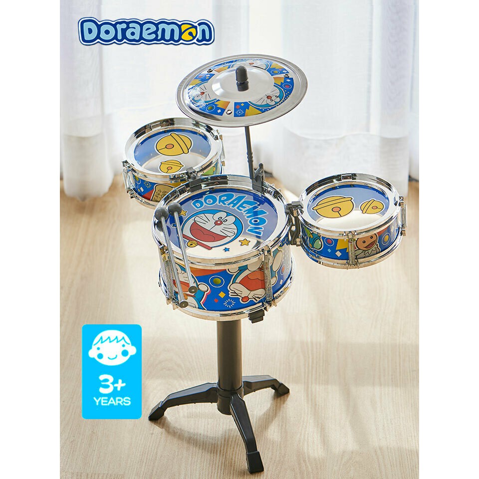 DORAEMON กลองชุดของเล่นสำหรับเด็ก