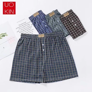 Boxer บ๊อกเซอร์ UOKIN ผ้านิ่มใส่สบาย size l-2xl มี16สี