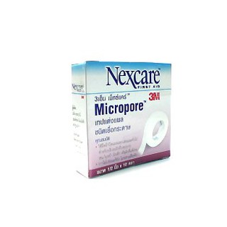 เทปแต่งแผล เทปปิดแผล เทปปิดผ้าก๊อส 3M Nexcare Micropore