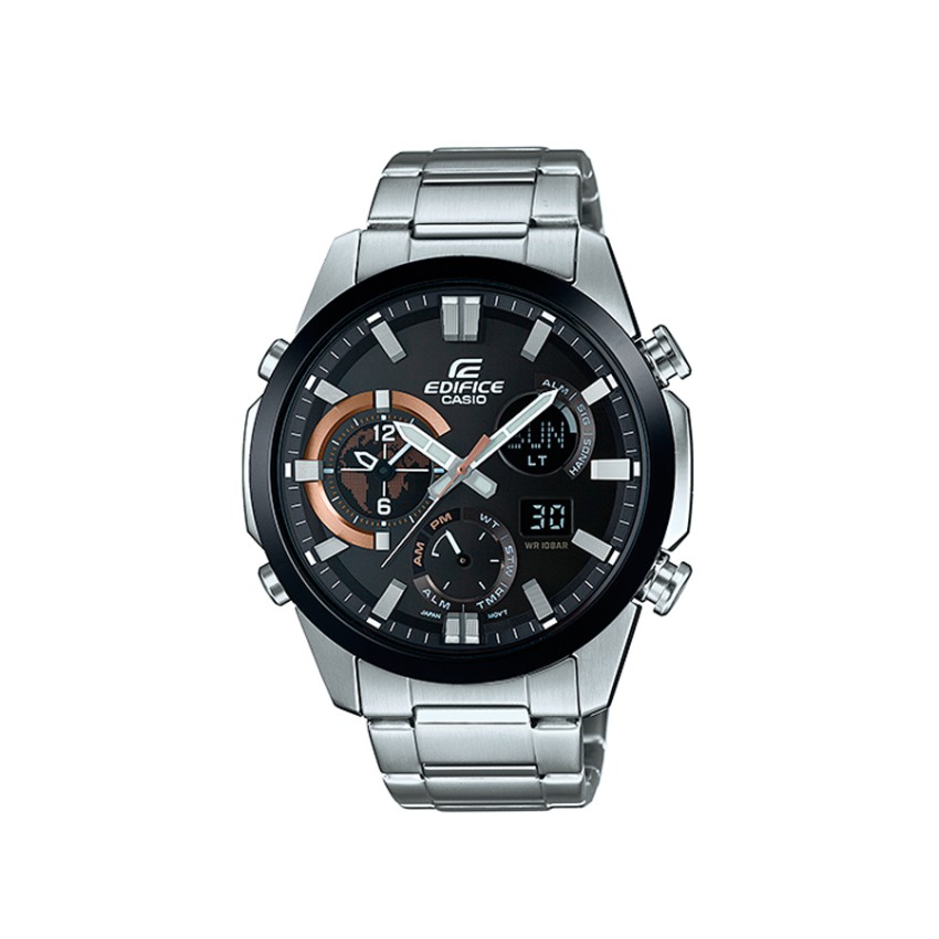 Casio Edifice นาฬิกาข้อมือผู้ชาย สีเงิน สายสแตนเลส รุ่น ERA-500DB-1A
