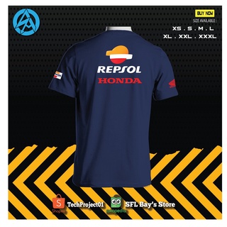 เสื้อยืด พิมพ์ลาย Marquez 93 Repsol Honda คุณภาพดี