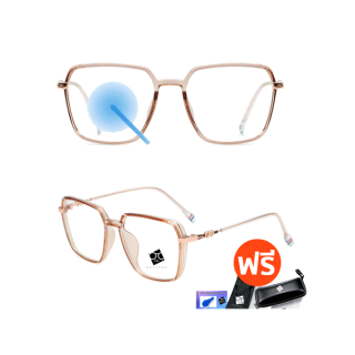 [โค้ด88FASH120]แว่นตากรองแสงสีฟ้าSuperBlueBlockแว่น แว่นตา แว่นกรองแสงสีฟ้า แว่นตาแฟชั่น รุ่นBB2061