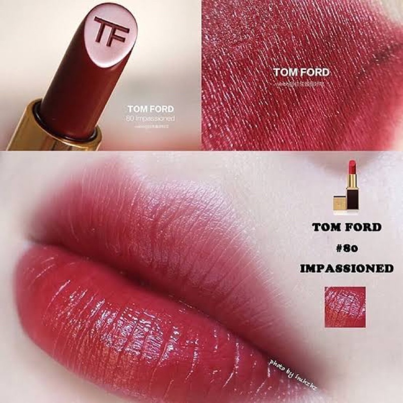 แท้ป้ายไทย TOM FORD Lip Color 1g. สี 03 Casablanca #80 impassioned #16 scarlet
