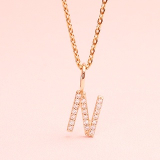 Grace Fine Jewelry จี้เพชร 9k N Alphabet (จี้อย่างเดียว)